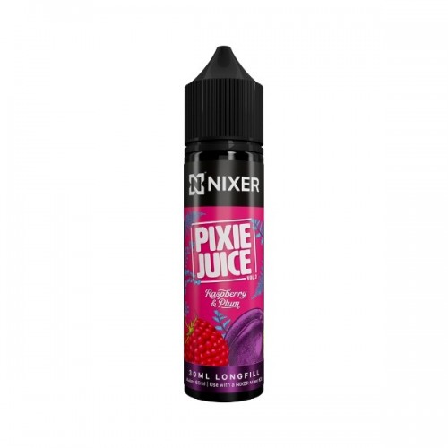 Nixer X Pixie Juice - 30ml - Raspberry & Plum - Longfill