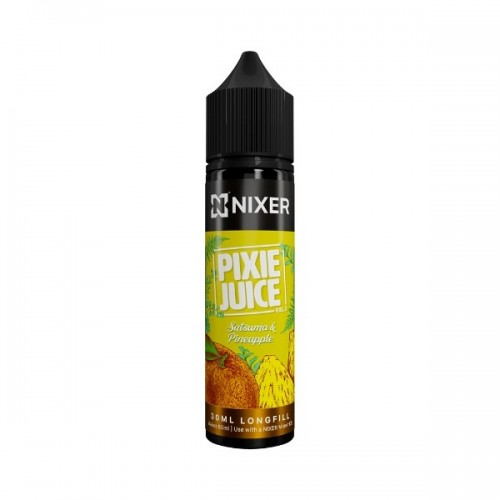 Nixer X Pixie Juice - 30ml - Satsuma & Pineapple - Longfill