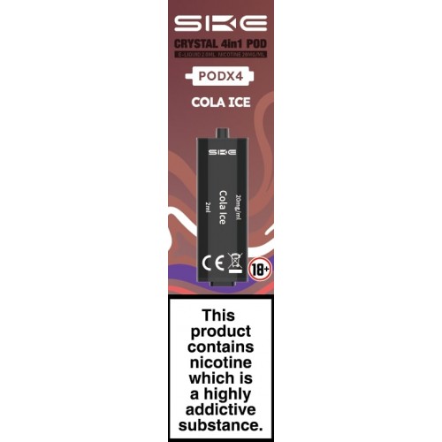 SKE CRYSTAL 4in1 Replacement Pre Filled Pods - 4 Pack [Cola Ice 20mg]