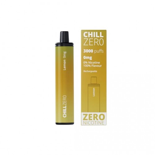 Chill ZERO 3000 Disposable Pod Kit - Lemon [0mg]