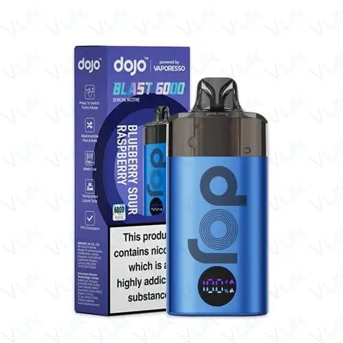 DOJO BLAST 6000 Kit (Powered by Vaporesso) - [Blueberry Sour Raspberry 20mg]