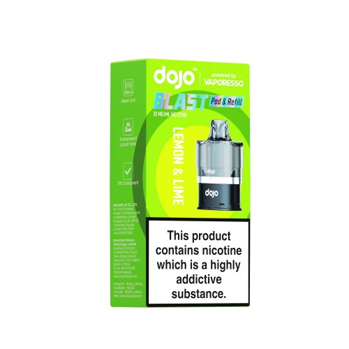 DOJO BLAST 6000 Pod & Refill (Powered by Vaporesso) - [Lemon and Lime 20mg]