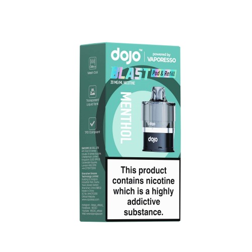 DOJO BLAST 6000 Pod (Powered by Vaporesso) & Refill - [Menthol 20mg]