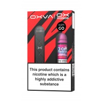 Oxva Xlim Go Pod Kit [Black] and Ox Passion - Strawberry Raspberry Cherry [10mg]