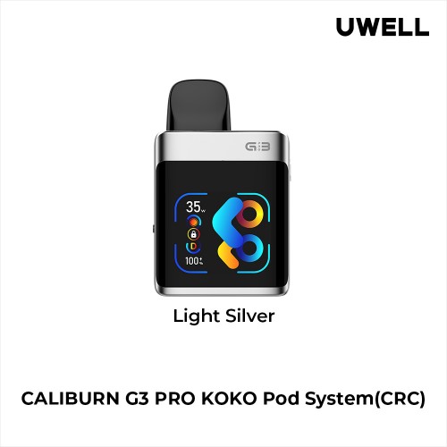 Uwell Caliburn G3 Pro Koko Pod Kit [Light Silver]