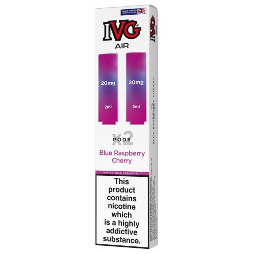 IVG Air Replacement Pre Filled Pods - 2 Pack [Blue Raspberry Cherry 20mg]