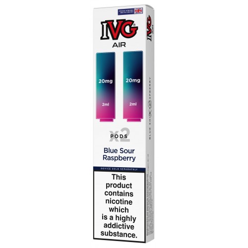 IVG Air Replacement Pre Filled Pods - 2 Pack [Blue Sour Raspberry 20mg]