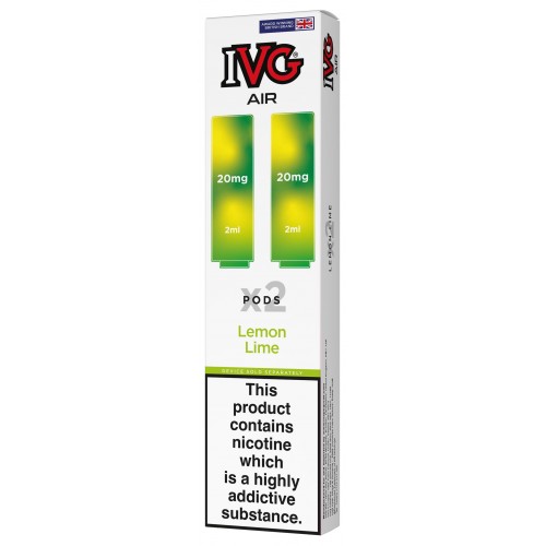 IVG Air Replacement Pre Filled Pods - 2 Pack [Lemon Lime 20mg]