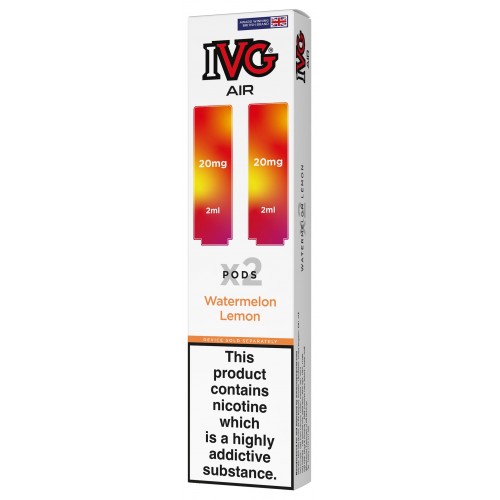 IVG Air Replacement Pre Filled Pods - 2 Pack [Watermelon Lemon 20mg]