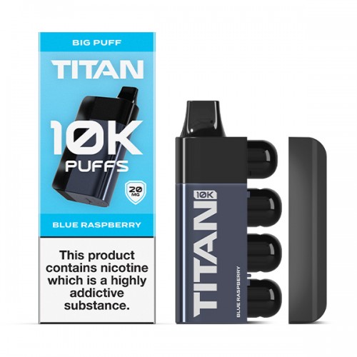 Titan Disposable 10K Pod Kit - Blue Raspberry [20mg]