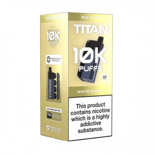 Titan Disposable 10K Pod Kit - White Gummy [20mg]