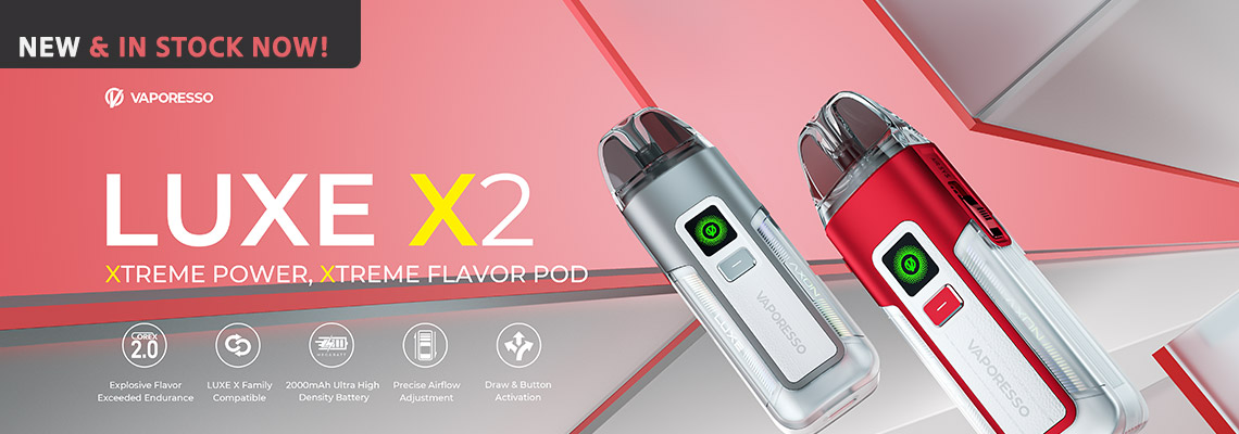 New Vaporesso Luxe X2 Pod Kit - Order Now at Smoke Purer!!!