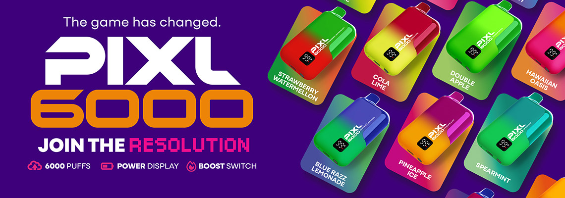 Pixl 6000 - 6 New Flavours - Order Now at Smoke Purer!!!