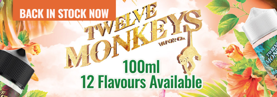 New Twelve Monkeys - 100ml - Now Available at Smoke Purer